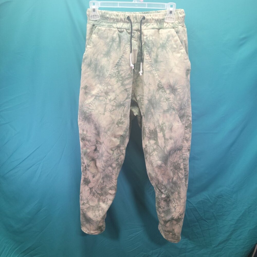 Guillermo Bravo Tie-Dye Jogger Pants For Women Size 1 96% Cotton 4% Elastane